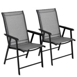 Costway 2PCS Folding Chairs Steel Frame Patio Garden Outdoor W/ Armrest & Footrest 14 Costway 2PCS Folding Chairs Steel Frame Patio Garden Outdoor W/ Armrest & Footrest -Living Space Shop GUEST 44155ff3 9a5b 4057 855a 694bae56fb10