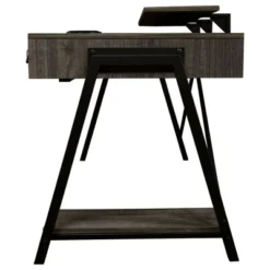 Barolli Gaming Desk Gunmetal - Signature Design By Ashley -Living Space Shop GUEST 4593138c a13e 4f49 845b 9c71cbfd2aa5