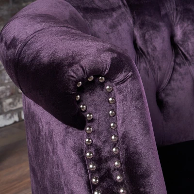 Milani Scroll Arm Loveseat - Christopher Knight Home 2 Milani Scroll Arm Loveseat - Christopher Knight Home - Image 2