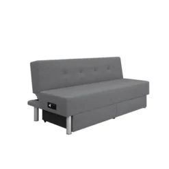 Wilton Dream Convertible Futon Sofa Bed Charcoal - Serta -Living Space Shop GUEST 46476d34 8f03 433a 9291 d6518bbccbc9