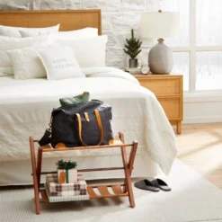 Wood & Cane Transitional Nightstand - Hearth & Hand™ With Magnolia -Living Space Shop GUEST 46a1cd0f 0a1e 45e6 ba36 320a27b743a3