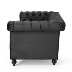Brinkhaven Modern Glam Tufted Velvet Loveseat With Nailhead Trim - Christopher Knight Home -Living Space Shop GUEST 46ebb8a8 cefc 48b5 8052 51382232abce