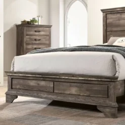 3pc Jacobi Bed With 2 Nightstands Gray - HOMES: Inside + Out 9 3pc Jacobi Bed With 2 Nightstands Gray - HOMES: Inside + Out -Living Space Shop GUEST 4741bd42 e71f 4e1e 84b1 8528e3f0c250