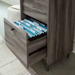 70" Harvey Park Narrow 3 Shelf Narrow Bookcase Jet Acacia - Sauder -Living Space Shop GUEST 47849c2e c4d5 4a70 a39c a56380662a66