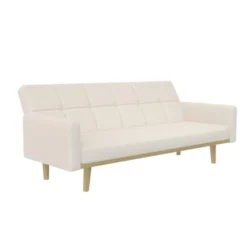 Benedict Wooden Futon Ivory - Room & Joy -Living Space Shop GUEST 49aff4d1 2602 48c7 bab1 6bd2c5a052ed