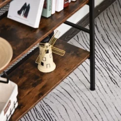 HomCom 3-Tier Industrial Style Storage Metal Wooden Shelf 15 HomCom 3-Tier Industrial Style Storage Metal Wooden Shelf -Living Space Shop GUEST 4a6fc153 5ec5 4ea5 933c 7bb3658a9a73