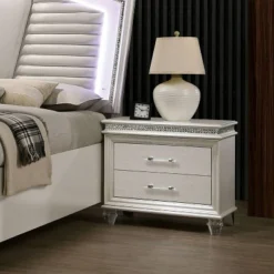 2pc Granite Nightstand And Chest Set Pearl White - HOMES: Inside + Out -Living Space Shop GUEST 4ac1ce96 df83 483f a1dd 6bfb17625965