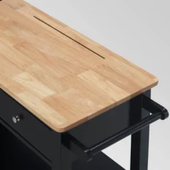 Cato Kitchen Cart Black - Christopher Knight Home -Living Space Shop GUEST 4cf5a992 7158 4135 a6c3 a2878524cdff