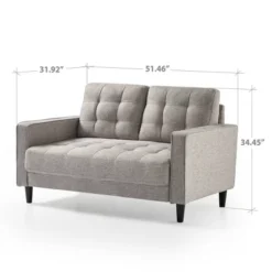 52" Benton Loveseat Sofa - Zinus -Living Space Shop GUEST 4e17f82f b034 433a abea 68097dd03868