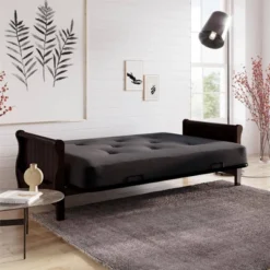 Full Chester Wood Arm Futon Frame With 8" Polyester Mattress - Room & Joy 17 Full Chester Wood Arm Futon Frame With 8" Polyester Mattress - Room & Joy -Living Space Shop GUEST 4e6b80f6 bf25 409f 9bdf d1b19860319a