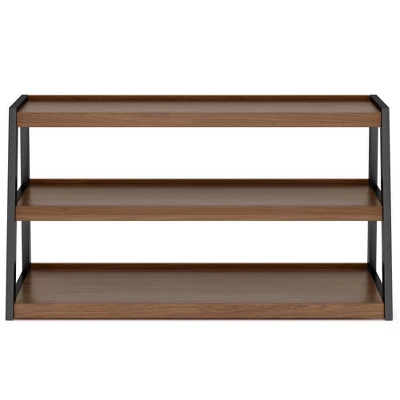 Hawkins Metal/Wood TV Stand For TVs Up To 50" Dark Brown - WyndenHall 7 Hawkins Metal/Wood TV Stand For TVs Up To 50" Dark Brown - WyndenHall - Image 7