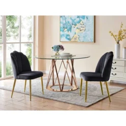 Set Of 2 Cherisa Dining Chair - Chic Home Design -Living Space Shop GUEST 521c67a7 7a70 4a12 810b fdf40fb583a2