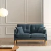 Loveseat In Waterproof Fabric With USB Charging Port And 2 Pillows - ModernLuxe