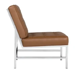 Ashlar Bonded Leather Tufted Chair - Studio Designs Home -Living Space Shop GUEST 52ea4c98 c76c 41e4 8165 db25b283a6b2