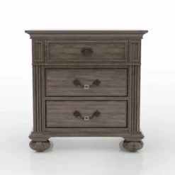 3pc Pennings Traditional Bed Set With 2 Nightstands Gray - HOMES: Inside + Out -Living Space Shop GUEST 5313c4fe dde2 4fd1 957e 3ca6bd253352