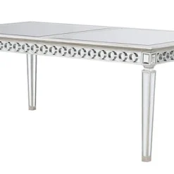 Varian Dining Table Mirrored/Antique Platinum - Acme Furniture 9 Varian Dining Table Mirrored/Antique Platinum - Acme Furniture -Living Space Shop GUEST 546216b8 5e13 4e0f 984f 8cd56572442d