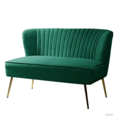 Velvet Nicolas Loveseat Sofa | Karat Home 36 Velvet Nicolas Loveseat Sofa | Karat Home -Living Space Shop GUEST 57a82e59 896d 4874 8f5d 6d8fc0976a3a