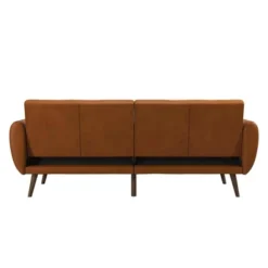 Brittany Futon Convertible Sofa Faux Leather - Novogratz -Living Space Shop GUEST 57cb9ec3 2a7f 4048 83b6 9563d0655d26