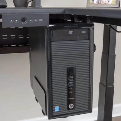 Stand Up Desk Store Adjustable CPU Desktop Computer Tower Holder Under Desk Mount 1 Stand Up Desk Store Adjustable CPU Desktop Computer Tower Holder Under Desk Mount