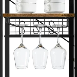 Yaheetech 71"H Large Baker's Rack With Hutch And Wine Rack -Living Space Shop GUEST 57f9bbfc 400f 4d0c a73c f48f8a469e87