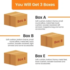 Costway Modern Modular 3-Seat Sofa Couch W/ Side Storage Pocket & Metal Leg Ash Grey -Living Space Shop GUEST 586fbee0 d1b4 43e8 84cf 2ac4b0a5ffea