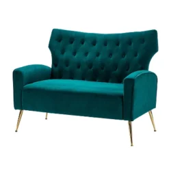 Brion 48" Contemporary Wingback Design Loveseat | KARAT HOME