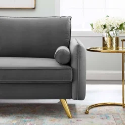 Revive Performance Velvet Sofa - Modway -Living Space Shop GUEST 59c26b67 c052 41ac 9e92 34ae12bde7f0