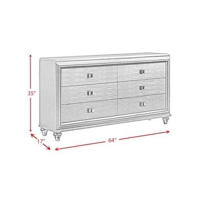 Farris 6 Drawer Dresser Black - Picket House Furnishings 11 Farris 6 Drawer Dresser Black - Picket House Furnishings - Image 11