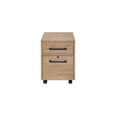 Mason Modern Two Drawer Wood Laminate File Cabinet - Martin Furniture 9 Mason Modern Two Drawer Wood Laminate File Cabinet - Martin Furniture - Image 9