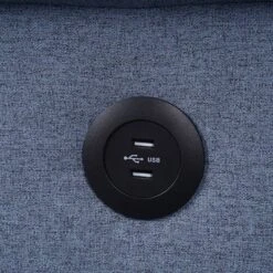 78" Nichelle Sofa Blue Fabric - Acme Furniture -Living Space Shop GUEST 5c8e7b94 a160 4ac0 aa8a 2af38c451ee7