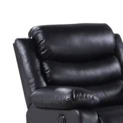 39" Eilbra PU Recliner Sofa Black- Acme Furniture -Living Space Shop GUEST 5cebfc68 034e 4732 bc73 f2f762743da7