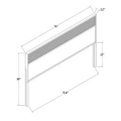 Wood & Cane Transitional Headboard - Hearth & Hand™ With Magnolia -Living Space Shop GUEST 5d33534e d312 4fba a31c c59b7e6b6265