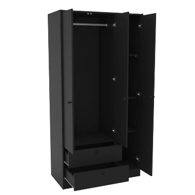Denmark 3 Door And 2 Drawer Wardrobe - Chique 1 Denmark 3 Door And 2 Drawer Wardrobe - Chique