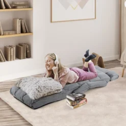 Costway 6-Position Adjustable Floor Chair For Adults Foldable Lazy Sofa For Living Room 12 Costway 6-Position Adjustable Floor Chair For Adults Foldable Lazy Sofa For Living Room -Living Space Shop GUEST 5d6f0963 8384 4ba8 9bac 6b1577a7029a