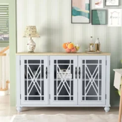 55" Vintage Storage Sideboard Buffet Accent Cabinet - Festivo 15 55" Vintage Storage Sideboard Buffet Accent Cabinet - Festivo -Living Space Shop GUEST 5dab931e 653b 4f7c 8285 6164a88e2120