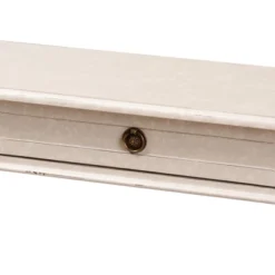 Ariella Whitewashed 1 Drawer End Table White - Baxton Studio -Living Space Shop GUEST 5dc92f46 b7f6 428e a480 48ba2c359cf4