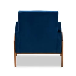 Perris Mid-Century Modern Velvet Fabric Upholstered Wood Lounge Chair - Baxton Studio 11 Perris Mid-Century Modern Velvet Fabric Upholstered Wood Lounge Chair - Baxton Studio -Living Space Shop GUEST 5de64ca2 c18f 43f8 b08e b13c945a8448