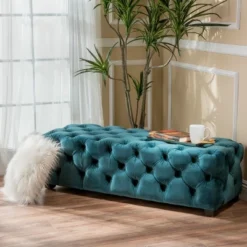 Piper Tufted Rectangular Ottoman Bench - Christopher Knight Home -Living Space Shop GUEST 5e69ac7d c892 4255 ae13 5420bb160914