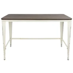 Lumisource Pia Industrial Desk Vintage Cream -Living Space Shop GUEST 5ecc1fa9 783a 4c01 a051 6ab89be96c01