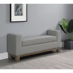 Remi Stain Resistant Bench - Abbyson Living