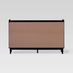 Mid-Century Modern Solid Wood 6 Drawer Double Dresser - Saracina Home -Living Space Shop GUEST 5f090afd 37f5 4daa 8914 8d9b7dc39b9c