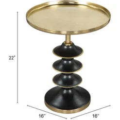 Anomaly Side Table Gold - ZM Home -Living Space Shop GUEST 6007070a 721c 48e3 9d41 48f65e9891ce