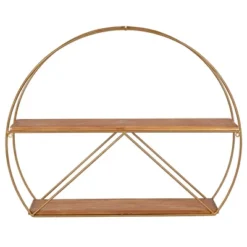 Delmar Mid-Century Modern Wall Shelf - Kate & Laurel All Things Decor -Living Space Shop GUEST 601126f9 882a 4952 928f 73bfc5a8a464