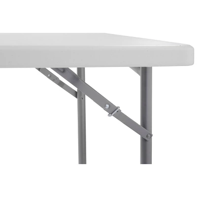 36"x36" Heavy Duty Folding Card Table Speckled Gray - Hampden Furnishings 3 36"x36" Heavy Duty Folding Card Table Speckled Gray - Hampden Furnishings - Image 3