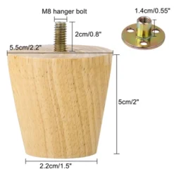 Unique Bargains Wood Furniture Sofa Dresser Legs Round Mid-Century Modern Replacement Feet Set Of 4 5 Unique Bargains Wood Furniture Sofa Dresser Legs Round Mid-Century Modern Replacement Feet Set Of 4 -Living Space Shop GUEST 6515bddc bea7 4307 906a b00af8838021