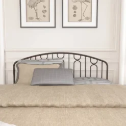 Full/Queen Riverbrooke Metal Arch Scallop Headboard Bronze - Hillsdale Furniture -Living Space Shop GUEST 674eedb1 a233 4a4c 87e3 ab2f3a424b8b
