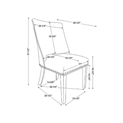 Set Of 2 Axbridge Side Chairs - Powell -Living Space Shop GUEST 676e5875 553e 422b bdde 3d629189b1cb