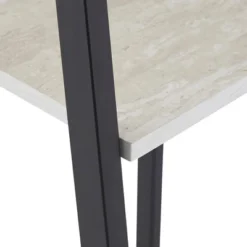 3pc Neveah Marble Ladder Desk And Bookcase Set Matte Black - Inspire Q -Living Space Shop GUEST 67a9adac c92a 4233 bd90 e7b8a66f85c5