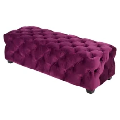 Piper Tufted Rectangular Ottoman Bench - Christopher Knight Home -Living Space Shop GUEST 69b54372 7a35 41bf 8b9b 1eefe83c685c