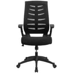 Designer Mesh High Back Executive Swivel Ergonomic Office Chair With Flip Up Arms Black - Flash Furniture -Living Space Shop GUEST 6af2e701 8f25 4591 915f c5a444d496ef